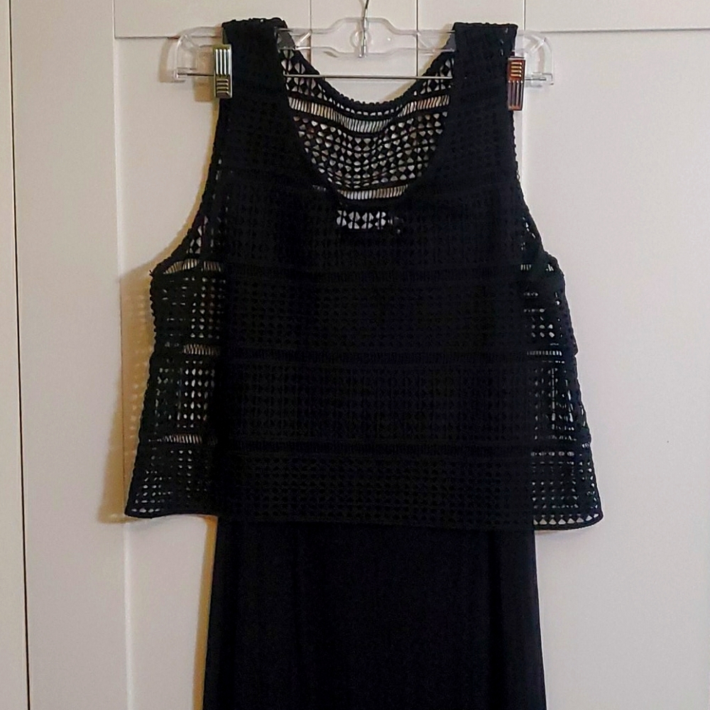 CK Black Long Dress